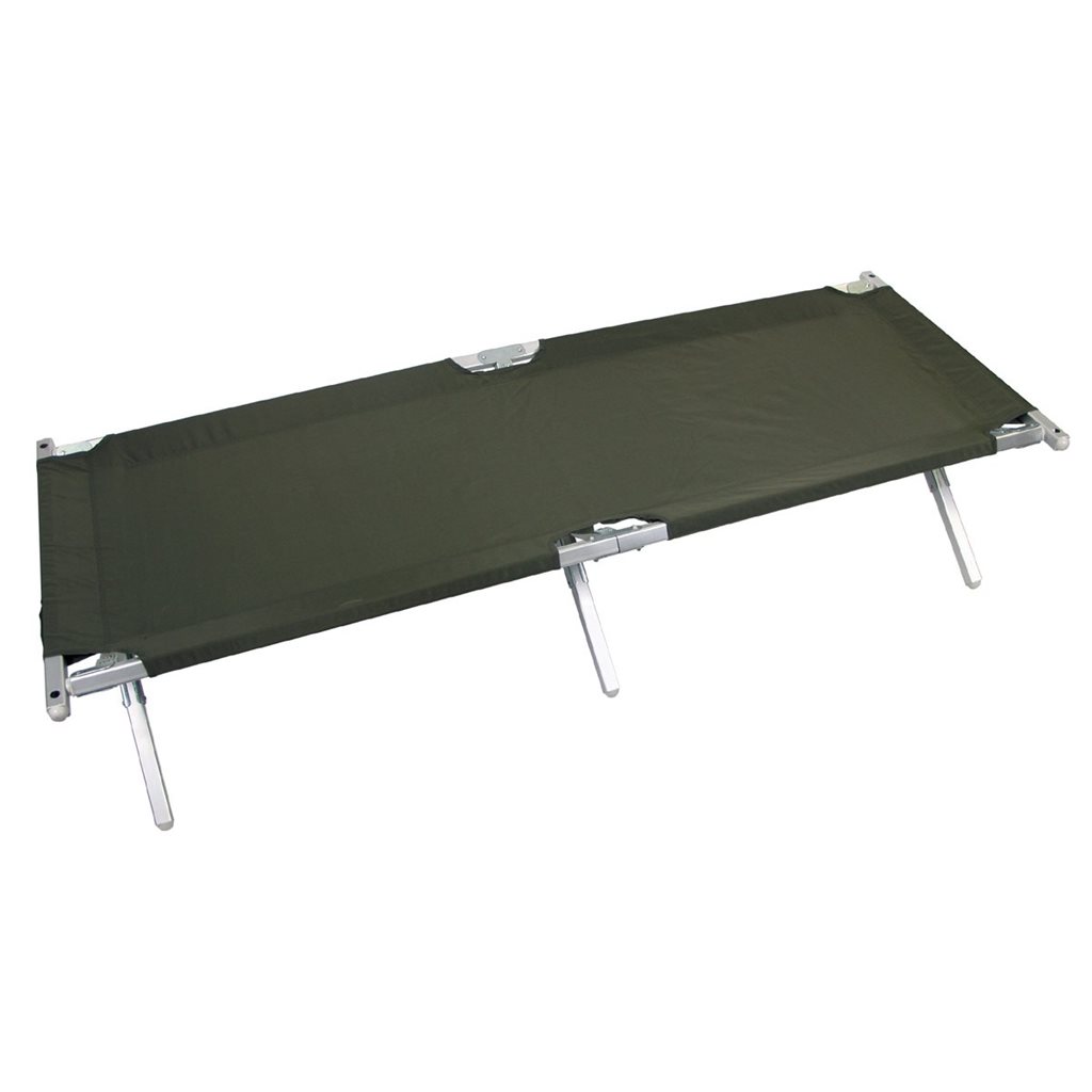 Levně MFH lehátko US Alu 197x69x43 cm ZELENÉ