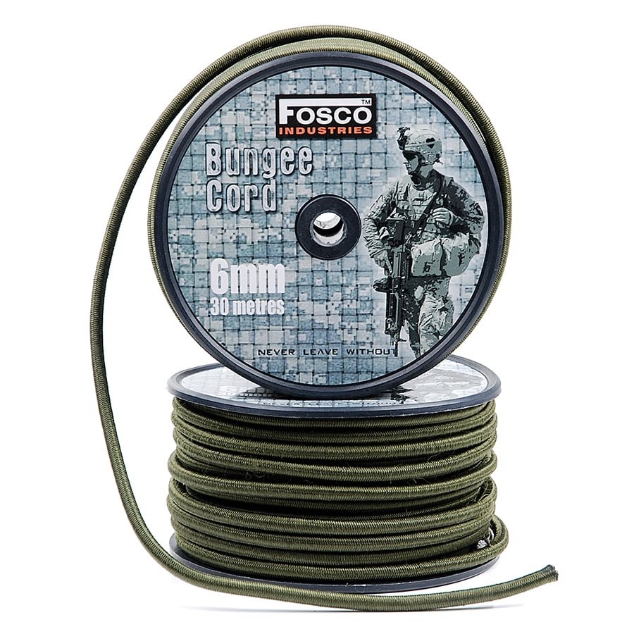 Levně FOSCO šňůra/gumicuk ø 6 mm / 30 m BUNGEE