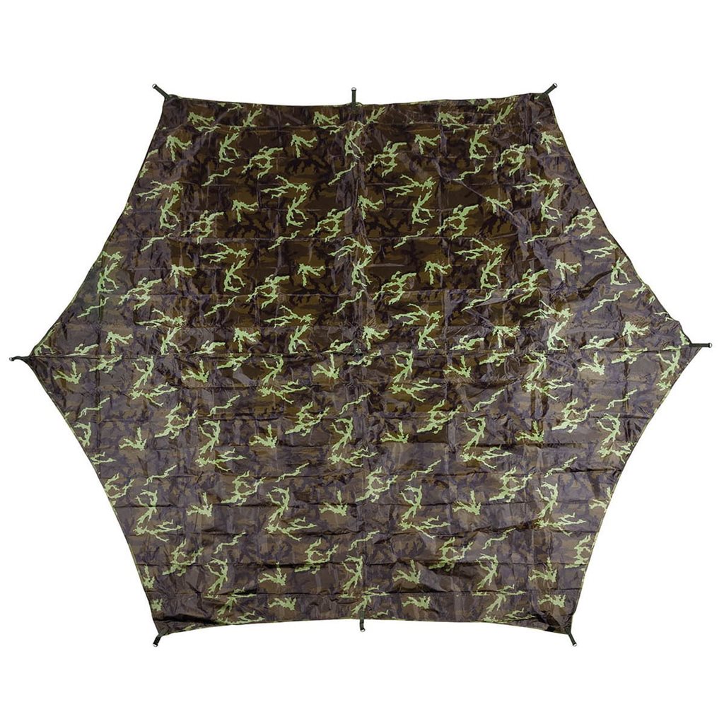 Levně MFH plachta nepromokavá Hexagon-Tarp 3,4 x 3,1 m vz.95 Les