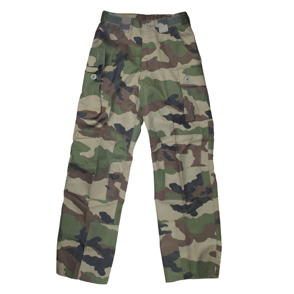 Levně Kalhoty francouzské T4 COMBAT rip-stop CCE
