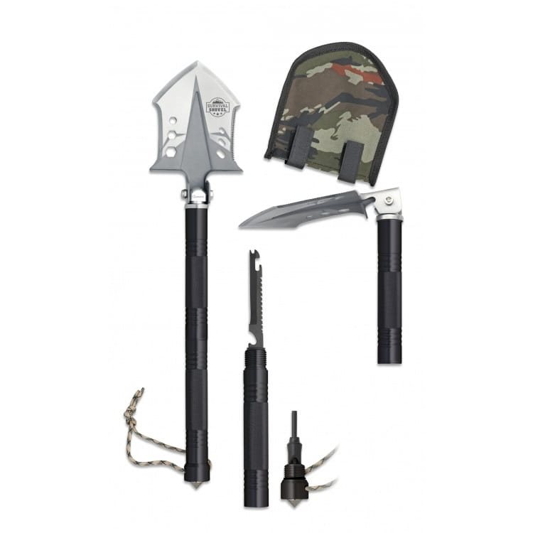 Levně Albainox lopatka SURVIVAL multifunkční 48 cm
