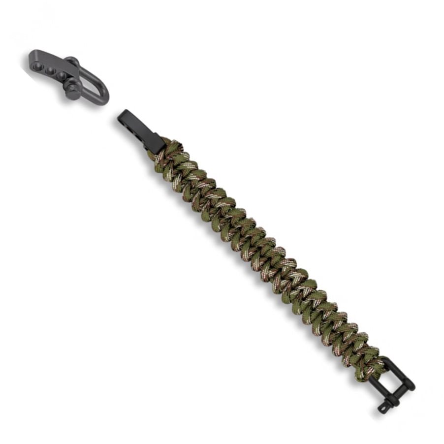 Levně Náramek PARACORD s nastavitelnou přezkou CAMO