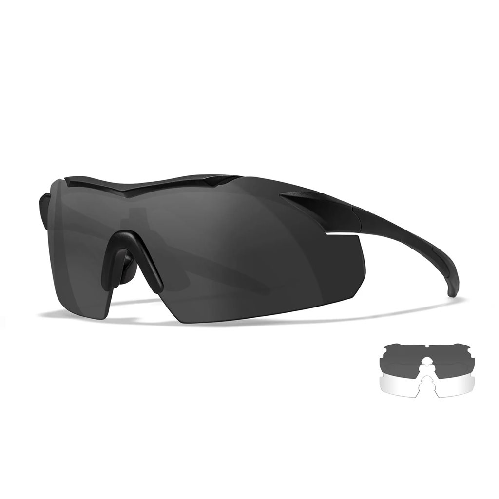 Levně WILEY X brýle střelecké WX VAPOR sada 2 skla ČERNÝ rám