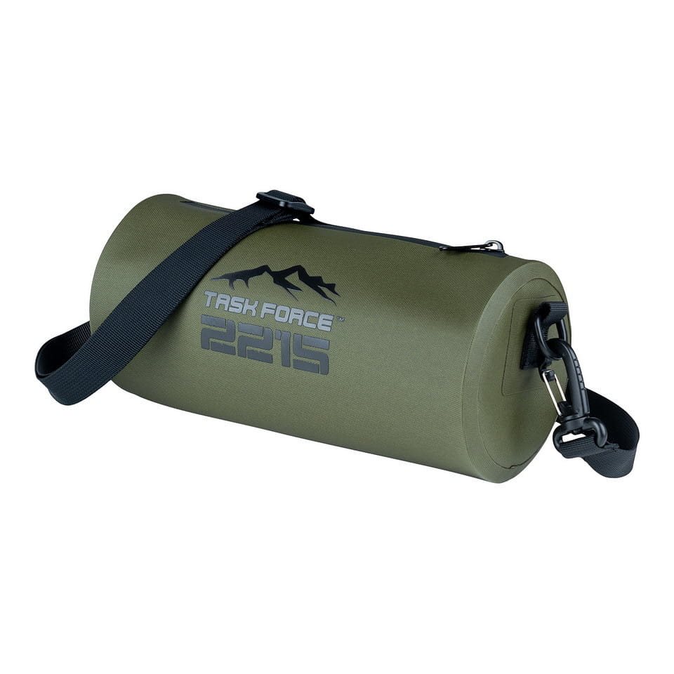 Levně Task Force 2215 taška přes rameno válec CYLINDER nepromokavá ZELENÁ