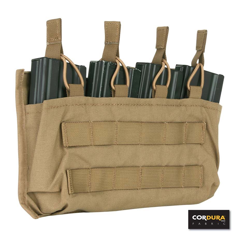 Levně 101INC sumka LQ na zásobníky 4 x M4 COYOTE