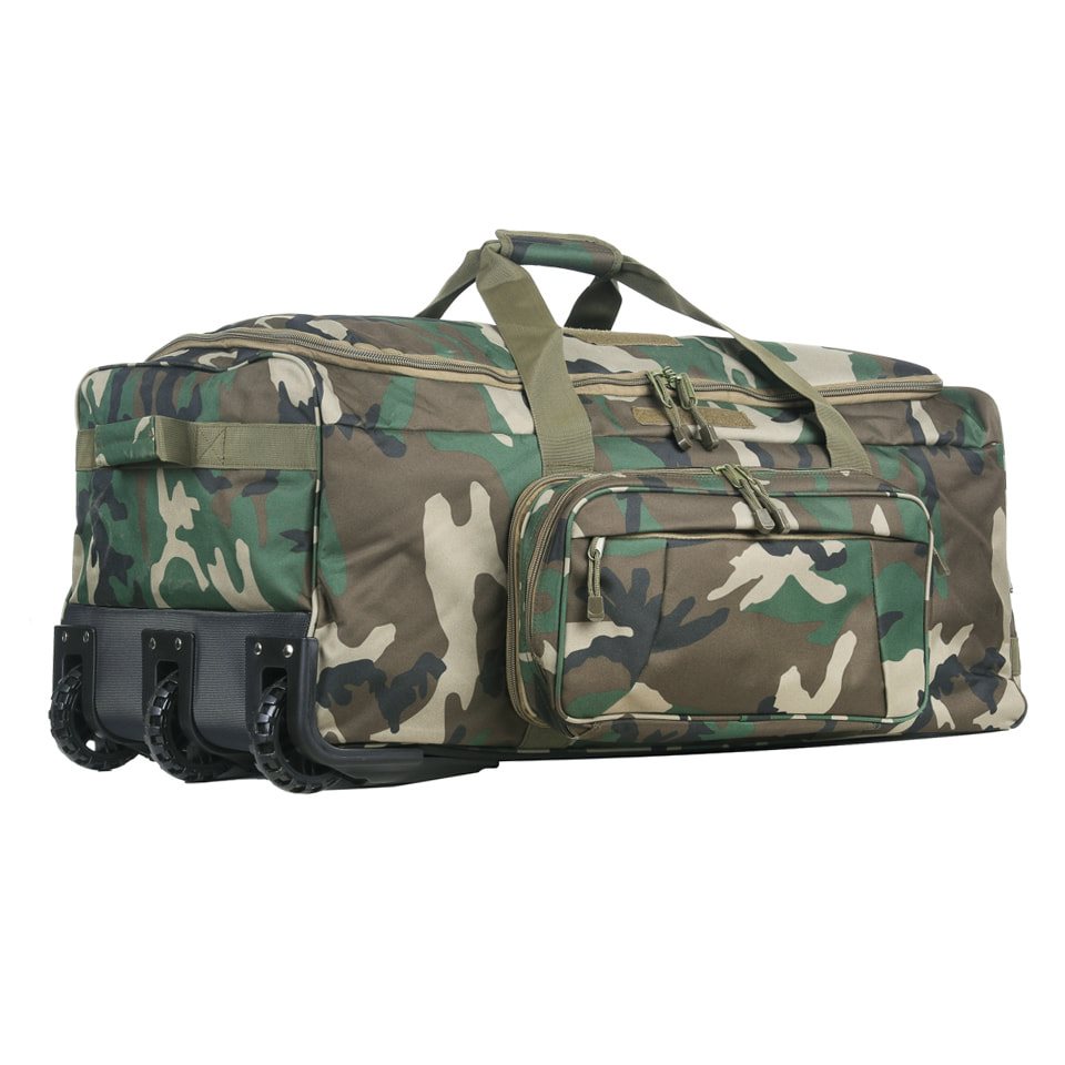Levně 101INC taška COMMANDO na kolečkách WOODLAND