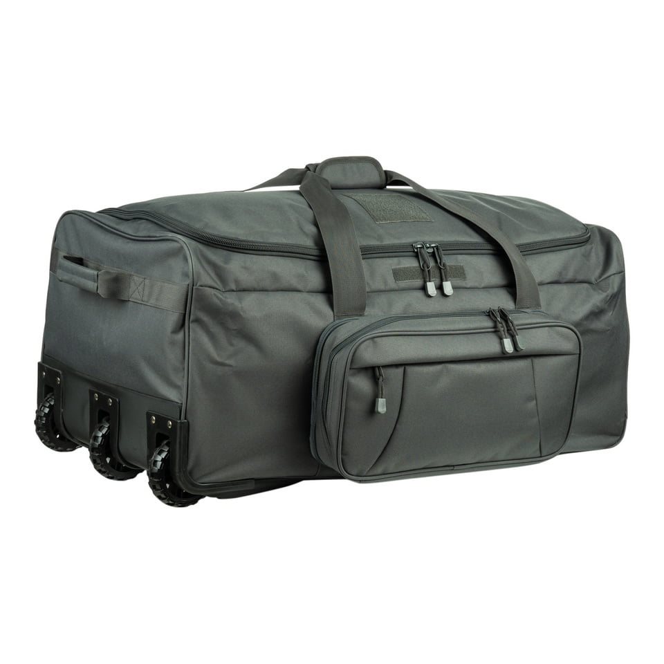 Levně 101INC taška COMMANDO na kolečkách ŠEDÁ - WOLF GREY