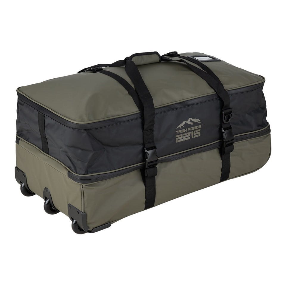 Levně Task Force 2215 taška COMMANDER PRO voděodolná na kolečkách ZELENÁ