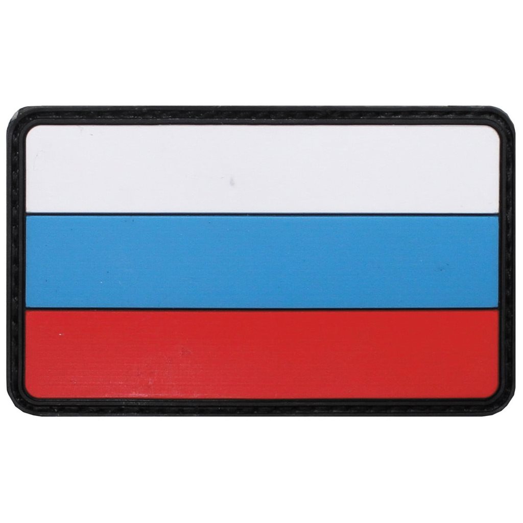 Levně MFH nášivka RUSKO 8x5 cm velcro plastová BAREVNÁ