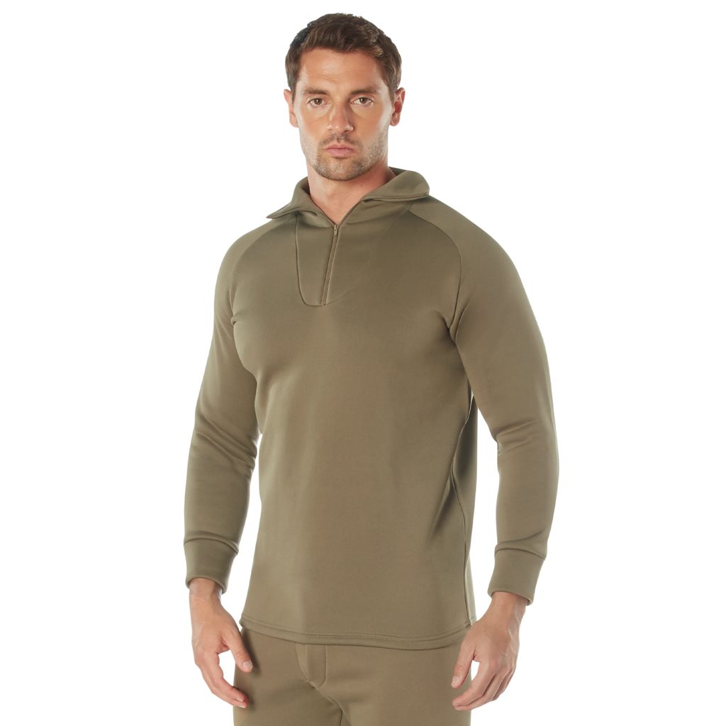 Levně Triko funkční US ECWCS se zipem AR 670-1 COYOTE BROWN