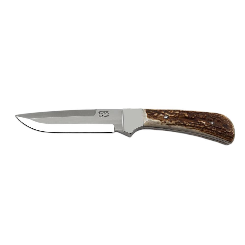 Levně MIKOV nůž lovecký NEREZ s pevnou čepelí střenka PAROH čepel 130mm