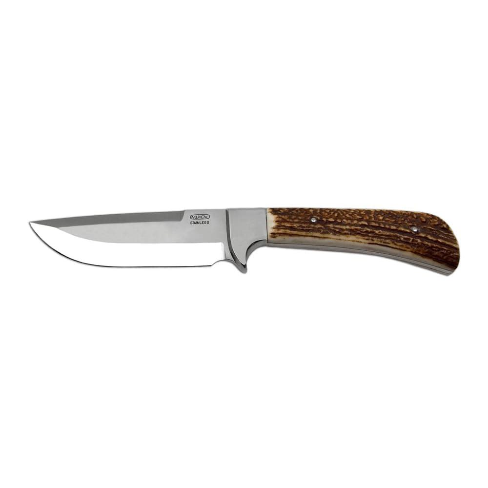 Levně MIKOV nůž lovecký NEREZ s pevnou čepelí střenka PAROH čepel 138mm