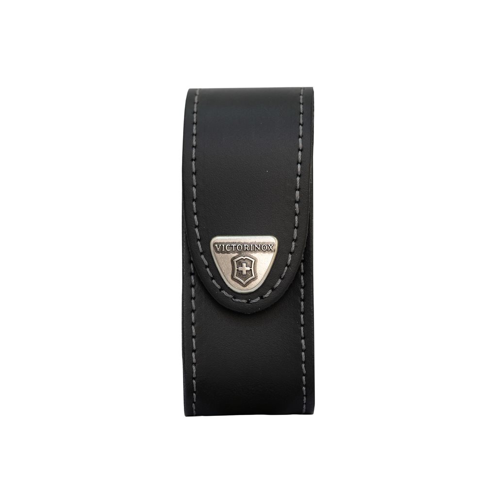 Levně VICTORINOX pouzdro kožené na nůž 91mm 2-4 ČERNÉ