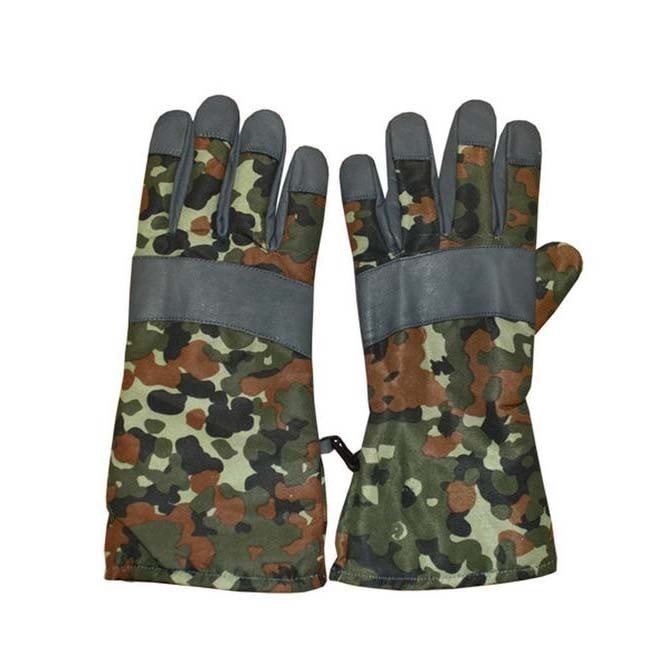 Levně Rukavice prstové FLECKTARN kožené dlaně