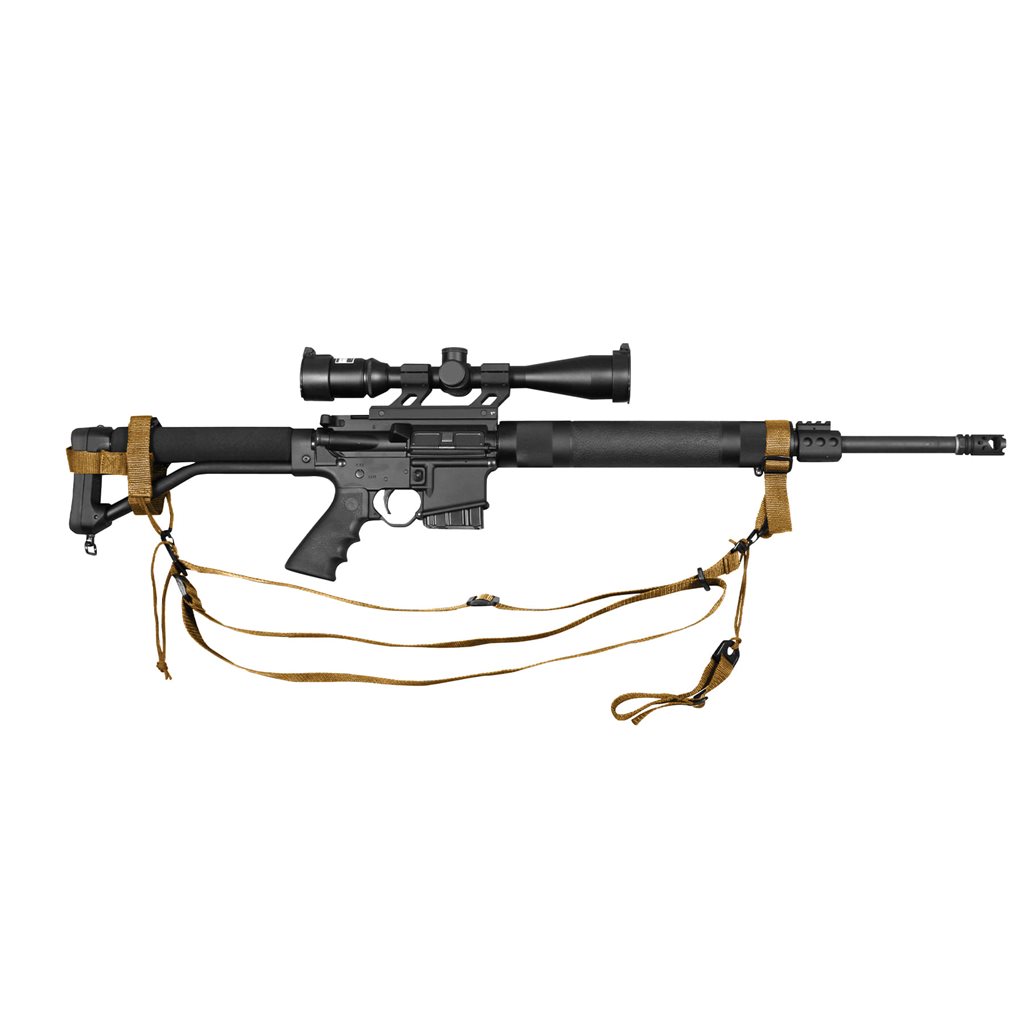 Levně ROTHCO popruh zbraňový MILITARY tříbodový COYOTE BROWN