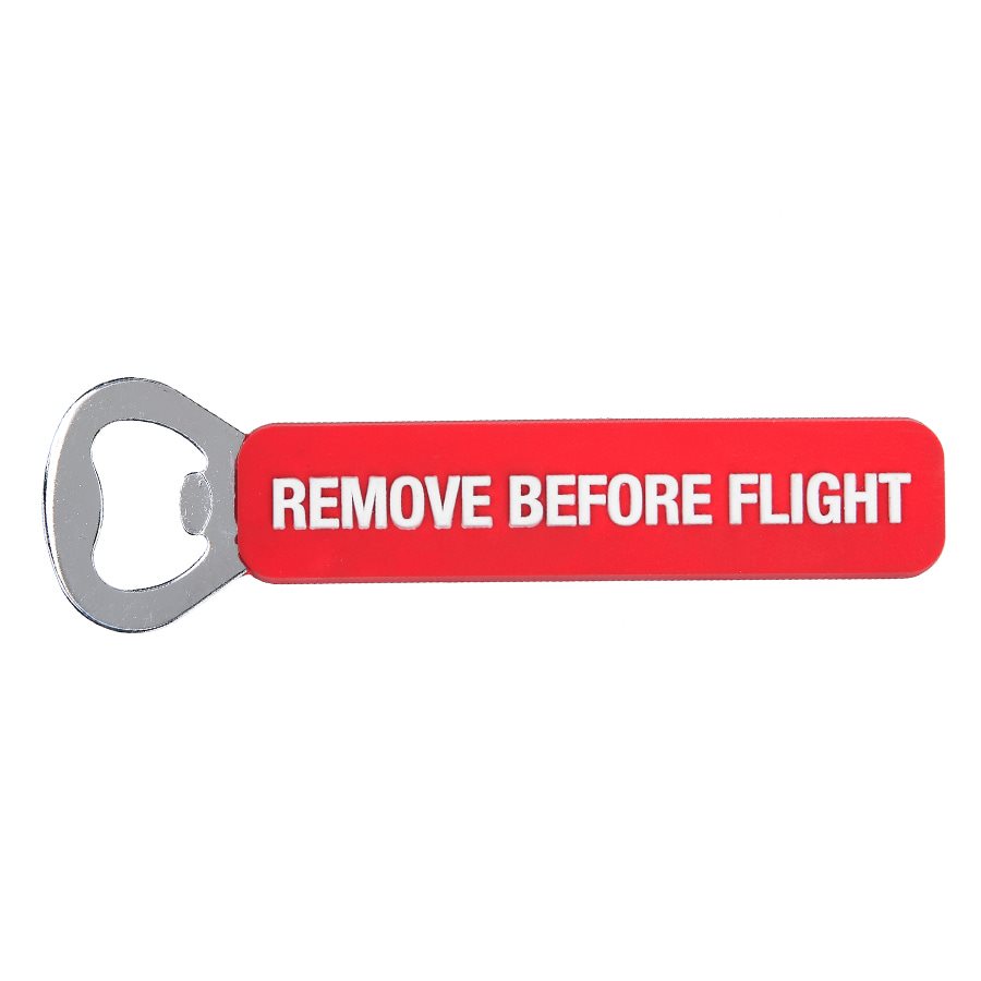 Levně FOSCO otvírák na lahve REMOVE BEFORE FLIGHT