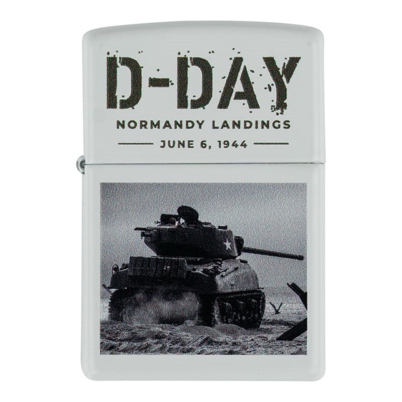 Levně Zapalovač ZIPPO D-DAY SHERMAN benzínový