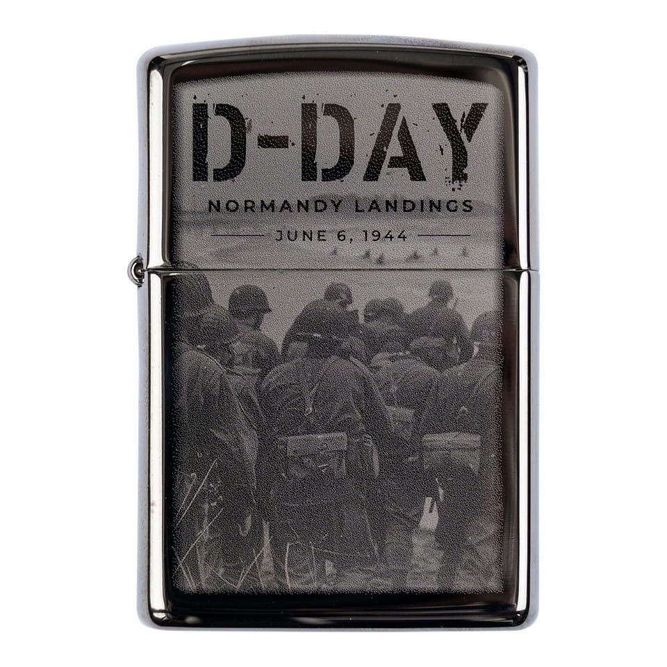 Levně Zapalovač ZIPPO D-DAY NORMANDY benzínový