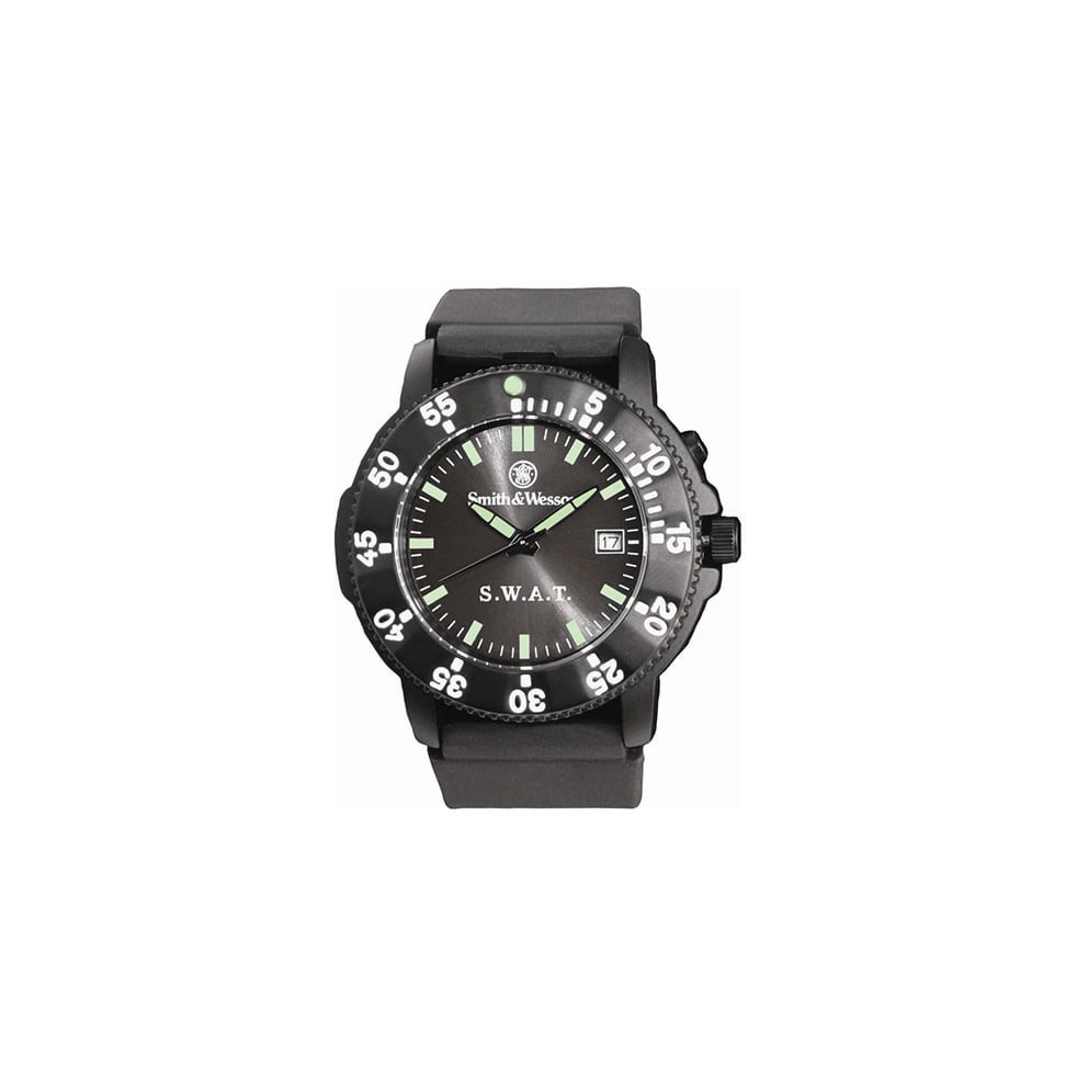 Levně Hodinky SMITH & WESSON S.W.A.T. ČERNÉ