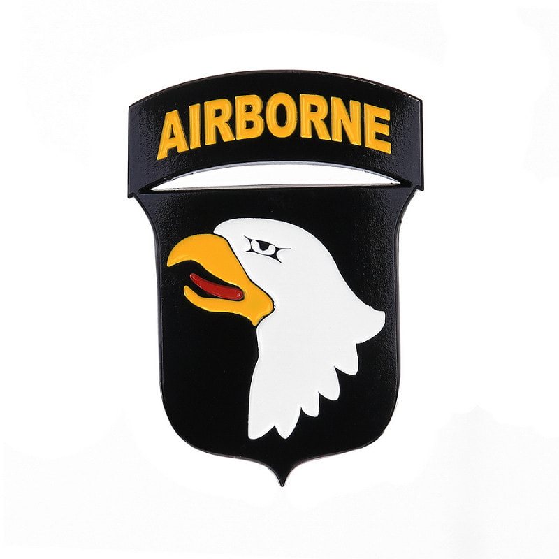 Levně Znak kovový 101st Airborne Division se samolepou