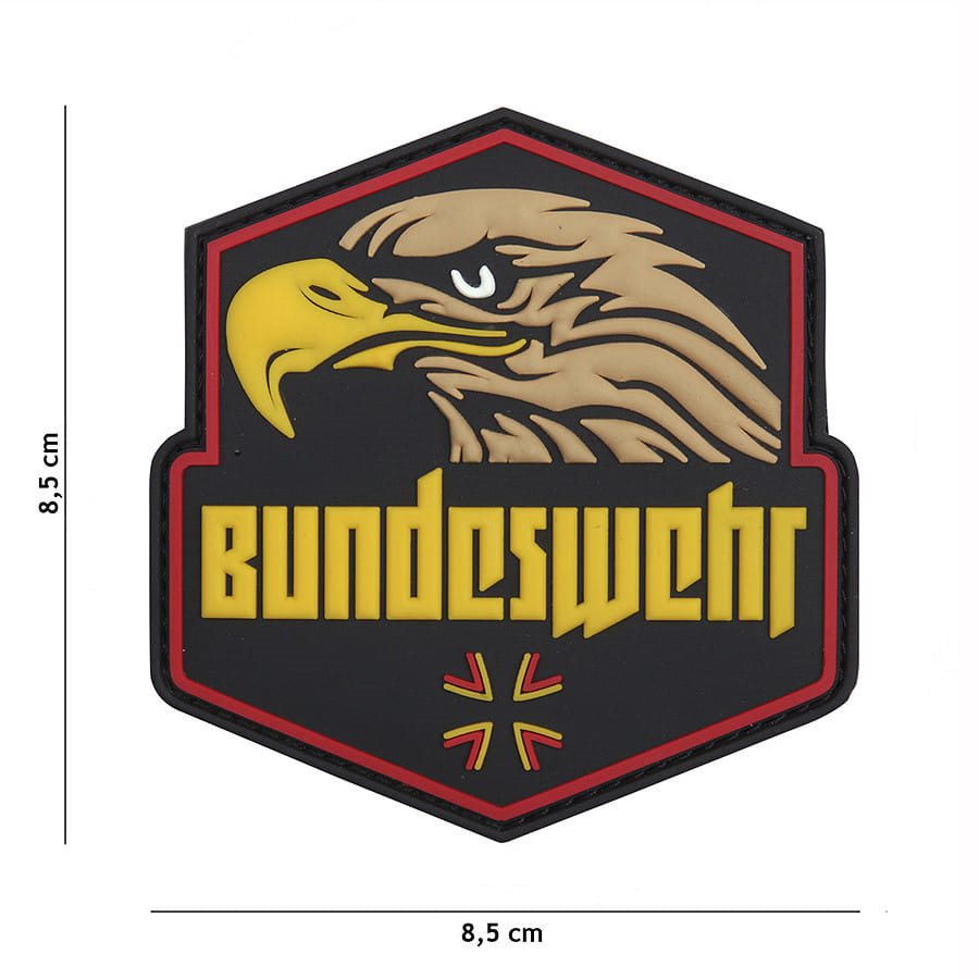 Levně 101INC nášivka BUNDESWEHR plastová velcro BAREVNÁ