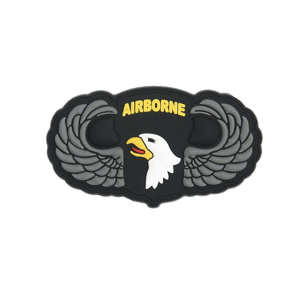 Levně 101INC nášivka 3D plastová 101st Airborne s křídly