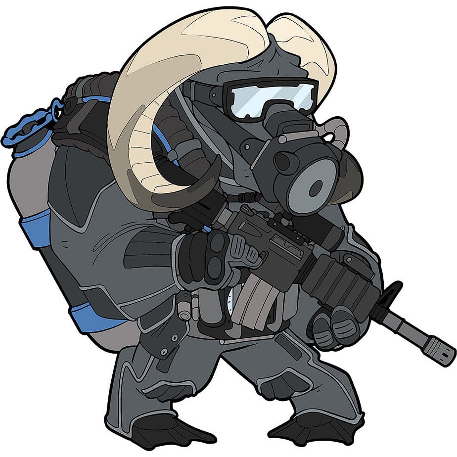 Task Force 2215 nášivka FROGMAN OX velcro