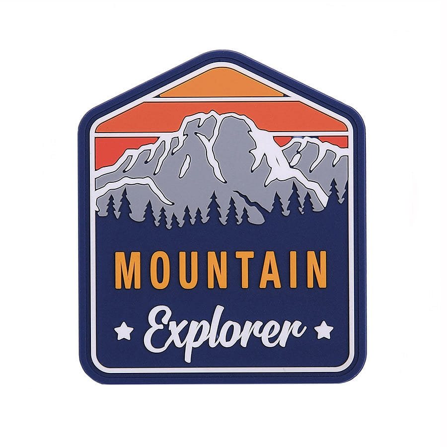 Levně FOSCO nášivka MOUNTAIN EXPLORER velcro BAREVNÁ