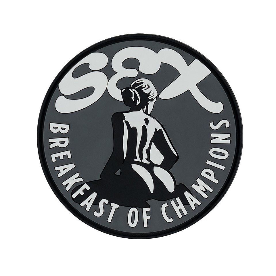 101INC nášivka 3D plastová SEX BREAKFAST velcro