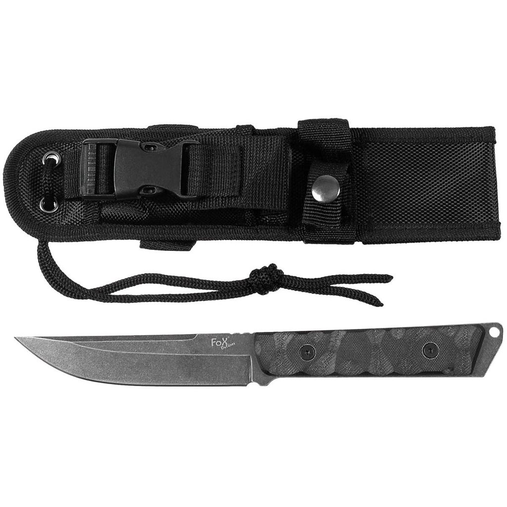 Levně FOX Outdoor nůž s pevnou čepelí FIGHTER G10 včetně pouzdra