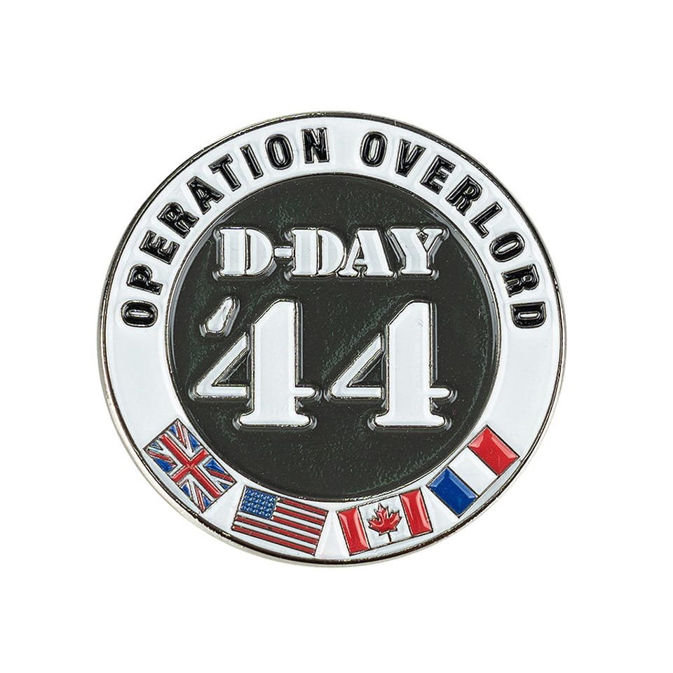 Levně FOSTEX odznak D-DAY 44 se spojeneckými vlajkami