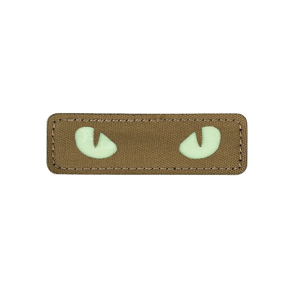 Levně 101INC nášivka CAT EYES velcro COYOTE - GLOW IN THE DARK