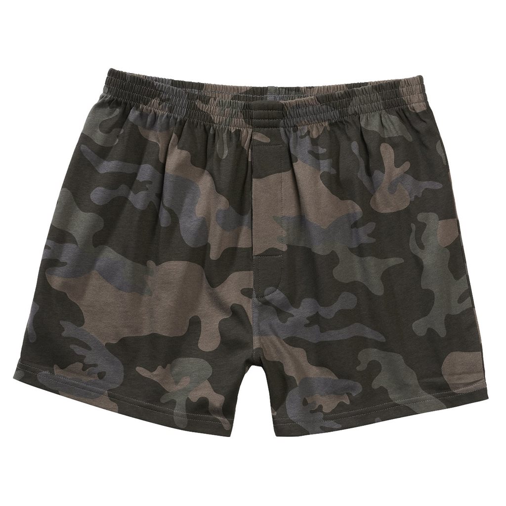 Levně Trenýrky BOXER DARK CAMO