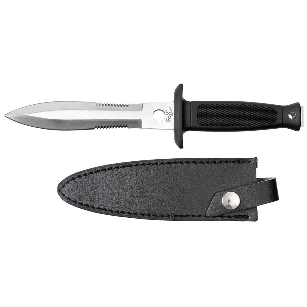 Levně FOX Outdoor nůž do boty kožené pouzdro
