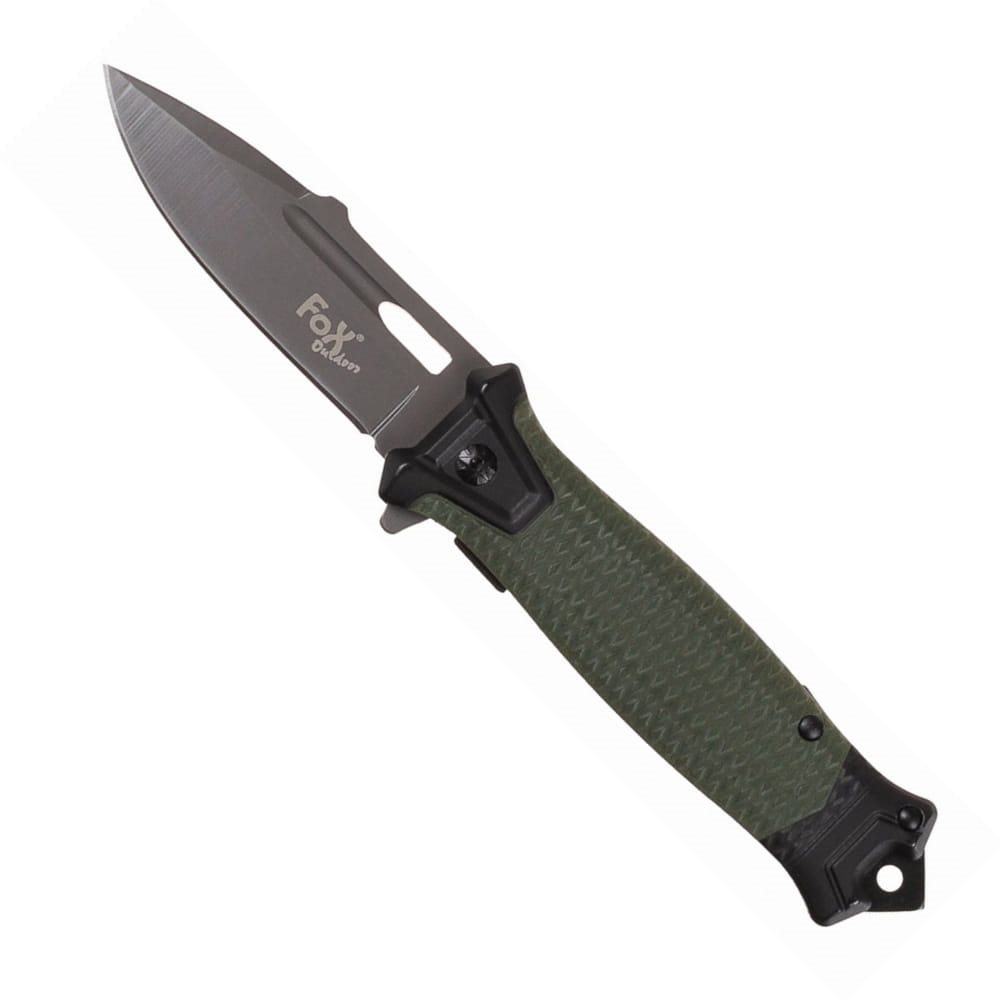 Levně FOX Outdoor nůž zavírací Snake ZELENÝ
