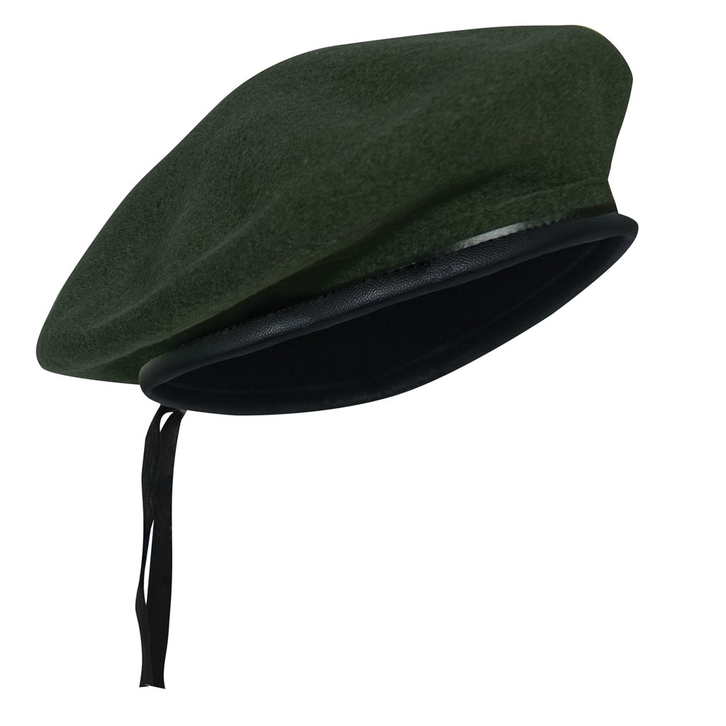 Levně Baret MONTY vlněný ZELENÝ