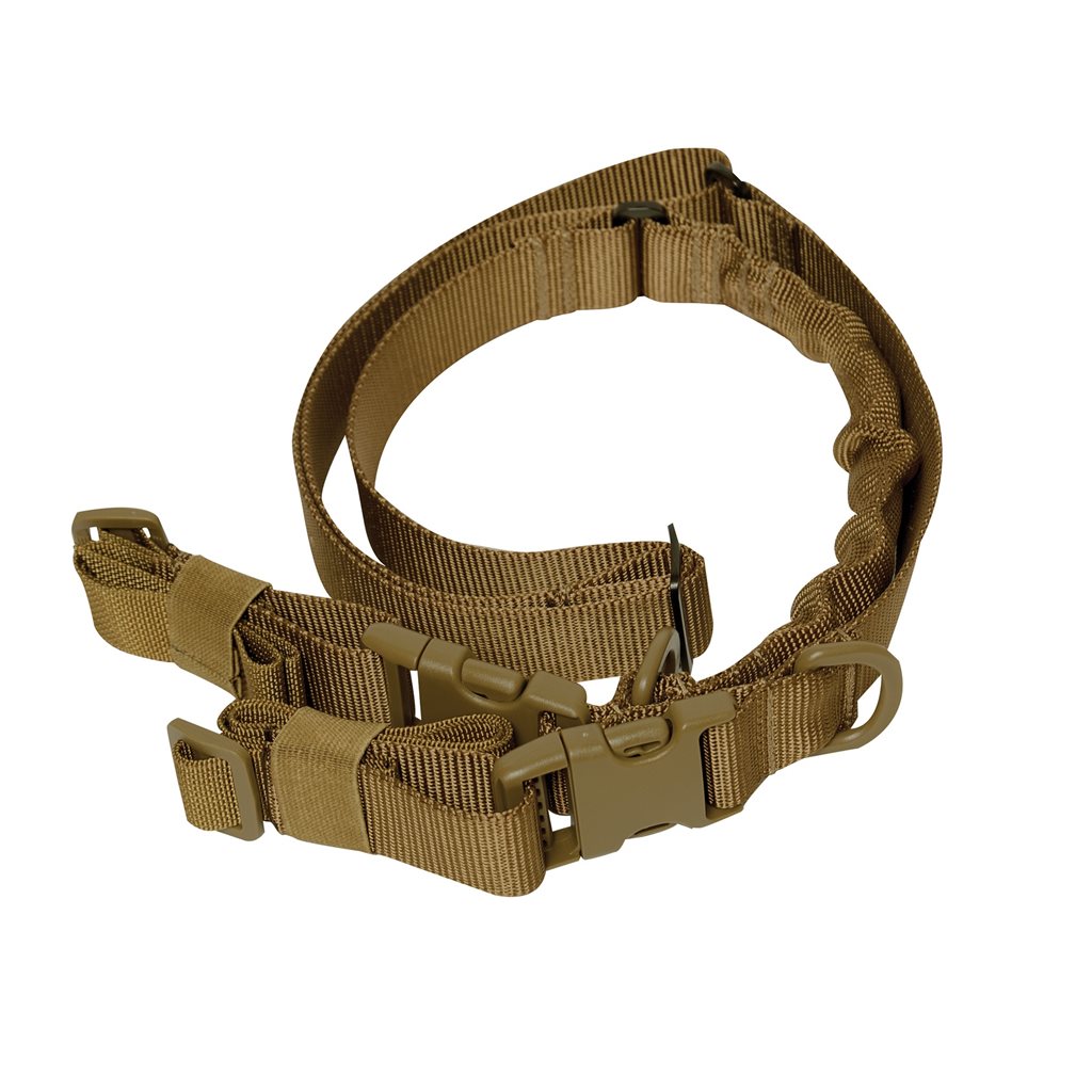 Levně ROTHCO popruh zbraňový TACTICAL jednobodový/dvoubodový COYOTE