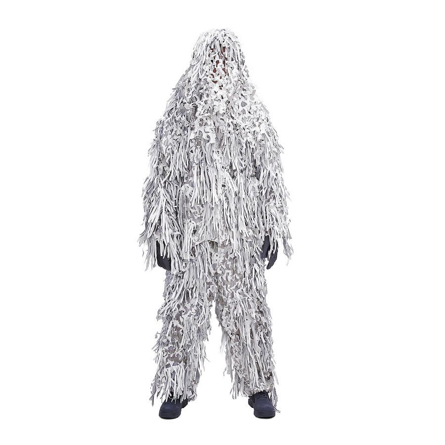 Levně Převlek maskovací GHILLIE JACKAL SNOW CAMO - do sněhu