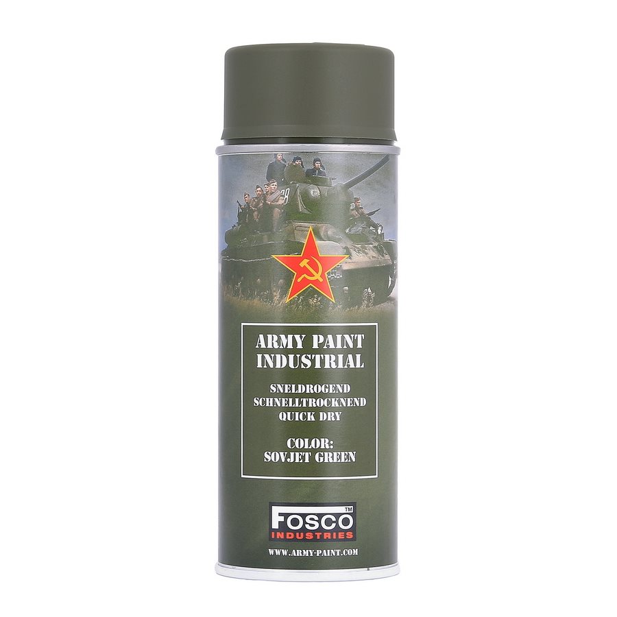 Levně FOSCO barva ARMY ve spreji 400ml SOVĚTSKÁ ZELENÁ