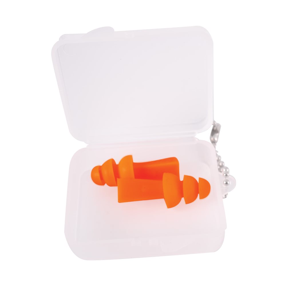 Levně Smith & Wesson špunty do uší GENUINE v plastové krabičce ORANŽOVÉ