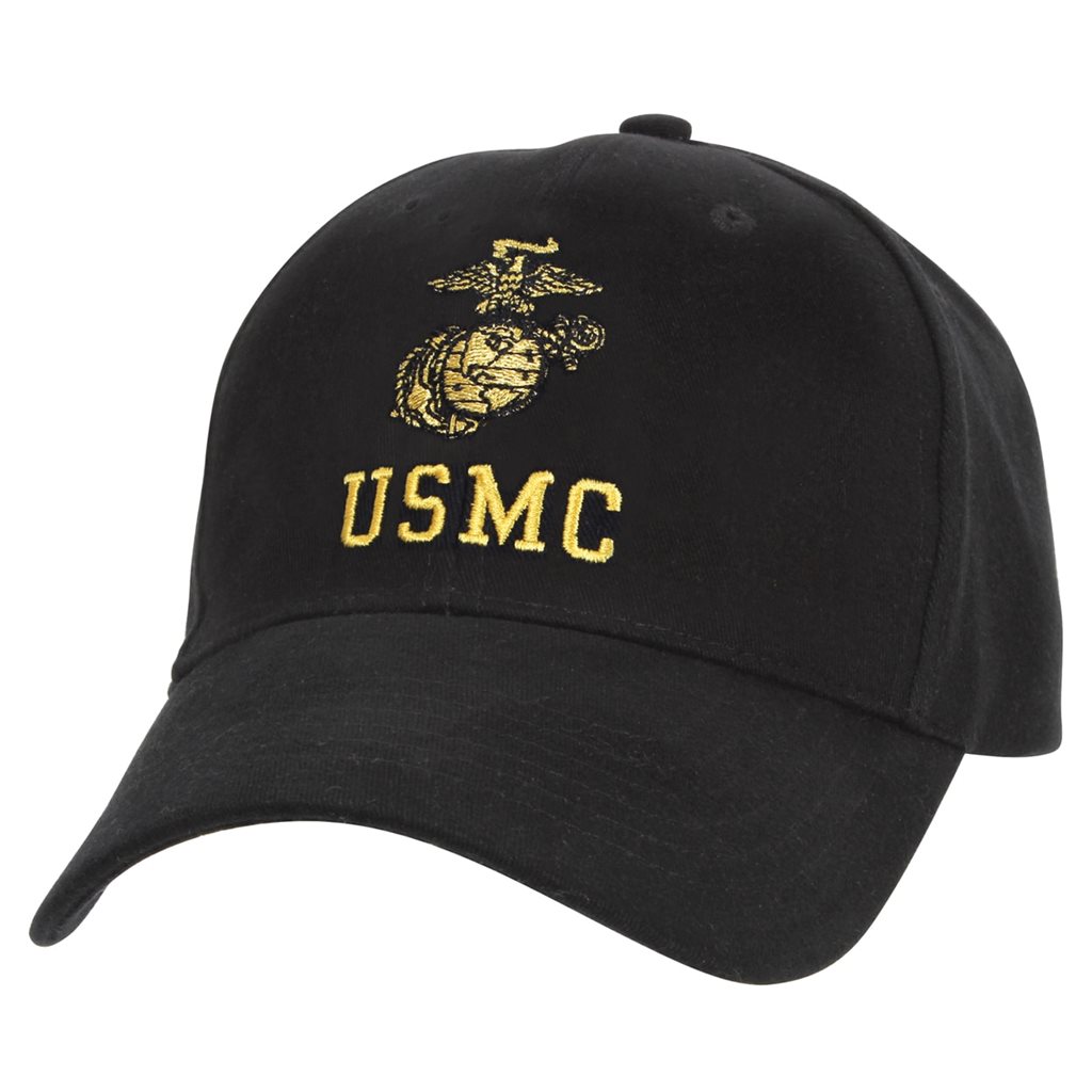 Levně ROTHCO čepice USMC baseball ČERNÁ