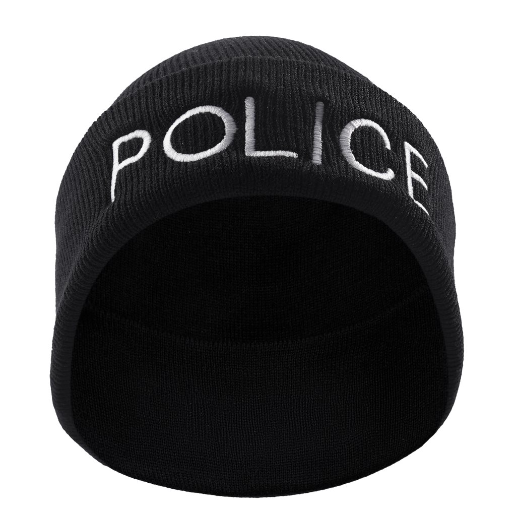 Levně ROTHCO čepice pletená POLICE ČERNÁ