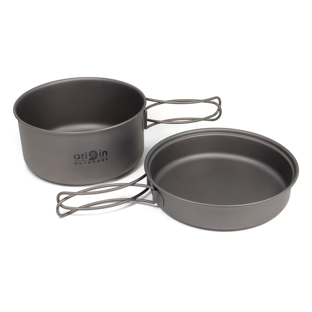 Levně Origin Outdoors nádobí outdorové dvojdílné - ešus 1 litr TITAN