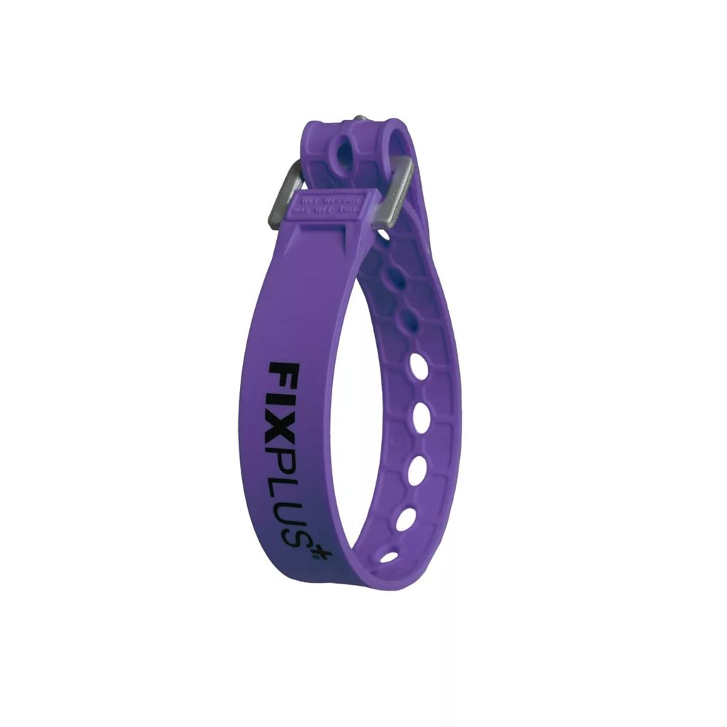 Levně Pásek stahovací gumový FIXPLUS 35 cm FIALOVÝ