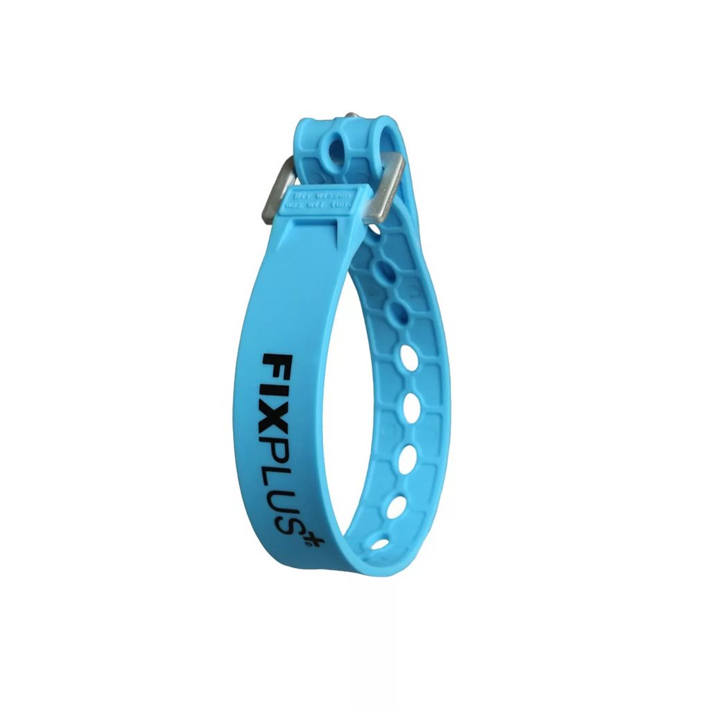 Levně Pásek stahovací gumový FIXPLUS 35 cm MODRÝ