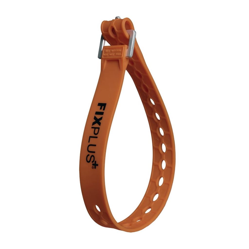 Levně Pásek stahovací gumový FIXPLUS 46 cm HNĚDÝ