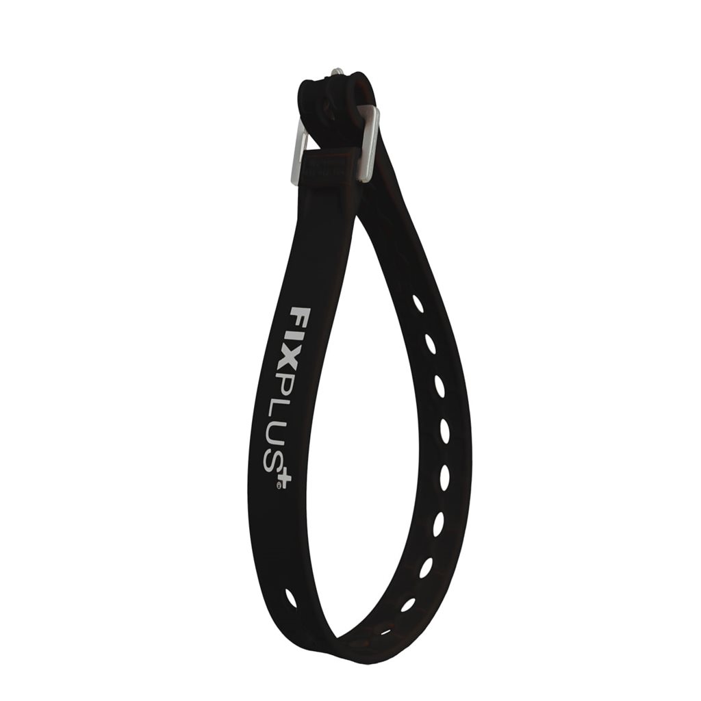 Levně Pásek stahovací gumový FIXPLUS 66 cm ČERNÝ
