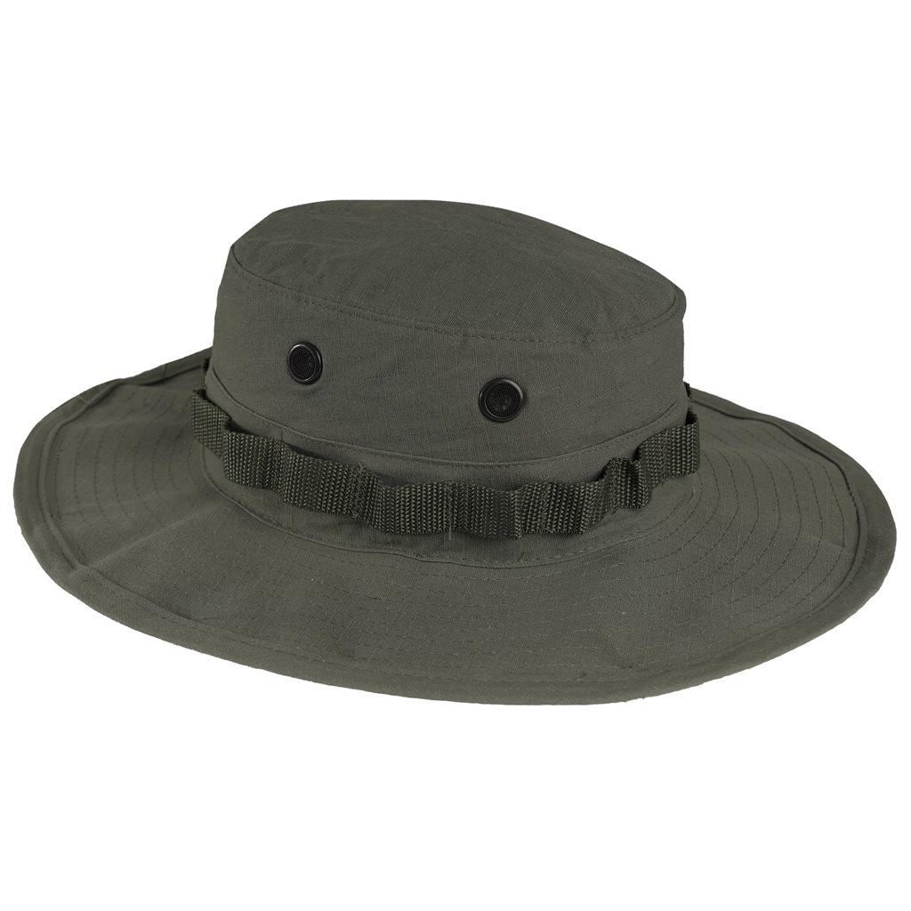 Levně Klobouk VINTAGE VIETNAM ZELENÝ