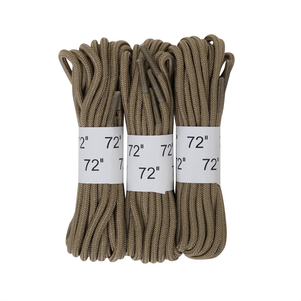 Levně ROTHCO tkaničky do bot 180 cm COYOTE BROWN 3 páry