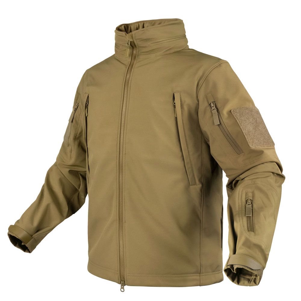 Levně Bunda Summit SOFTSHELL COYOTE BROWN